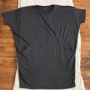 NY&C gray tunic/casual dress-with pockets! Size XL